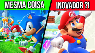 Novo Mario pode FERRAR o Sonic ?! - Sonic Superstars vs Super Mario Bros Wonder