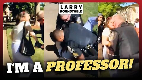 Anti-Israel Professor SCREAMS IN TERROR As Georgia Cops Wrestle Her to the Ground