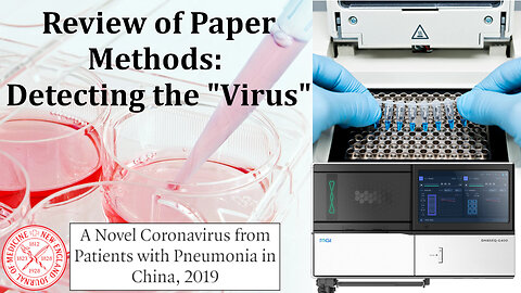 Review of Paper Methods: Detecting "Viruses" (Main Paper on COVID-19 "Virus" Isolation)