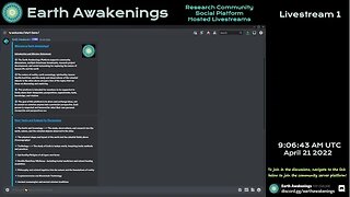 Earth Awakenings - Livestream 1 - #334