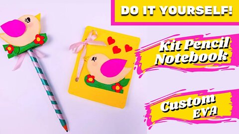 DIY - How to Make Custom Pencil and Notebook EVA Foam