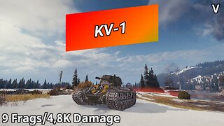 KV-1 (9 Frags/4,8K Damage) | World of Tanks