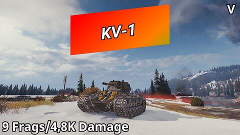 KV-1 (9 Frags/4,8K Damage) | World of Tanks