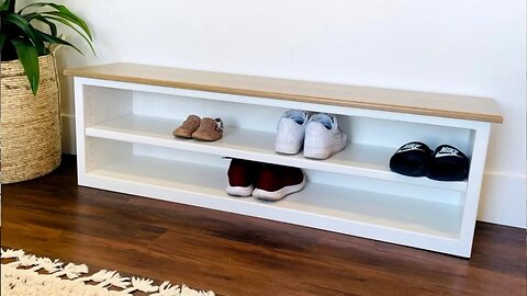 Organize Your Entry With A Shoe Rack Bench