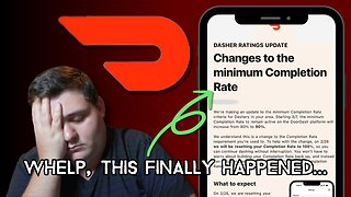 Changes to Minimum Completion Rate on Doordash - EVERYTHING You MUST Know!!