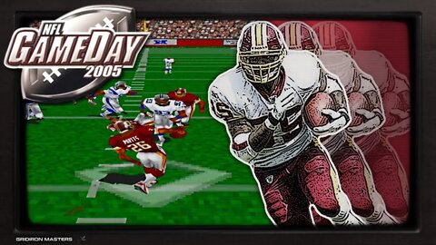 Clinton Portis Bursts Hamstring - NFL Gameday 2005 - Redskins vs Panthers