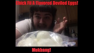 Chick Fil A Flavored Deviled Eggs (Mukbang?)