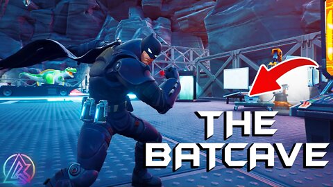 I Built a FULLY Functioning BATCAVE in FORTNITE