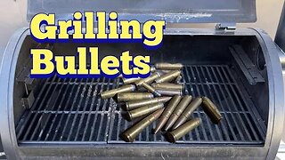 Grilling Bullets. #bullet #grilling #chargriller #outside #amos #notsafe