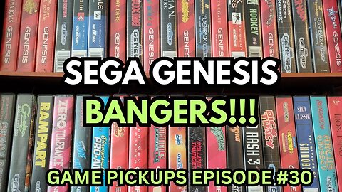 SEGA Genesis BANGERS in 2023! Game Pickups Episode 30