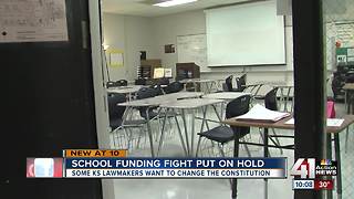 KS school funding fight put on hold
