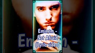 Eminem - Not Afraid (Lyrics) #shorts