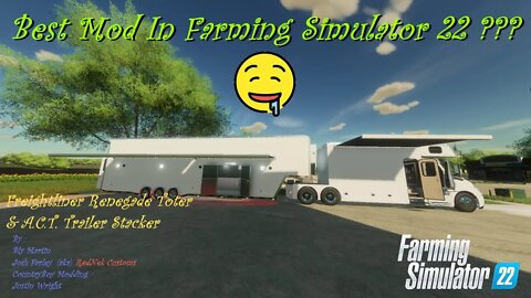 Farming Simulator 22 LITERALLY THE BEST HAULER IN THIS GAME #modreview #farmingsimulator22 #viral