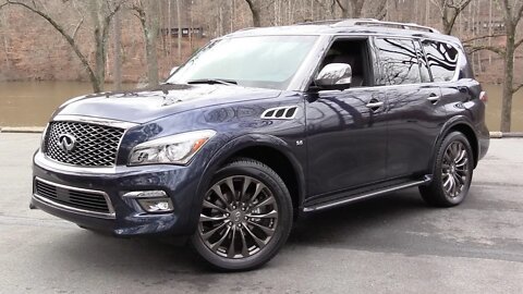 2016 Infiniti QX80 Limited AWD Start Up, Road Test, and In Depth Review