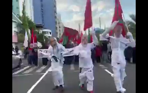 India out protest in Maldives