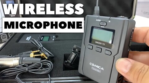 Amazing Wireless Lavalier Microphone by Comica CVM-WM200(C)