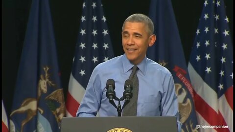 Obama... "Can I Get Some Water" speech in Flint.