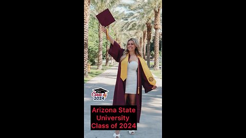 Arizona State University’s grad class of 2024. Congrats Gianna.