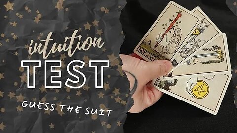 Can You Guess the Suits? Intuition Test with Cards