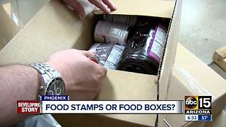 Proposed food boxes to replace food stamps drawing criticism