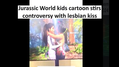 Jurassic World kids show lesbian kiss sparks controversy