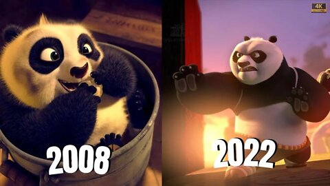 Growing Up Evolution of PO in Kung Fu Panda Movies[2008-2022]