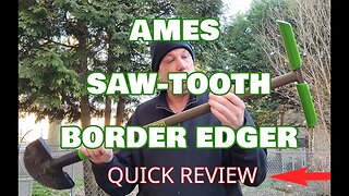 Kinda Fun, Works Great! Ames Saw Tooth Border Edger