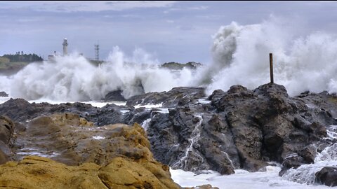 High Seas at Cape Nojima, Japan