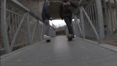 Oshawa Valleylands Conservation Area Onewheel Trail Rip