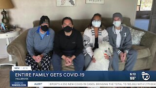 Entire Fallbrook family gets COVID-19