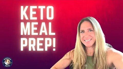 KETO MEAL PREP | PREPPING MY MEALS FOR THE WEEK FOR SUCCESS IN MY MAINTENANCE! October 22, 2023