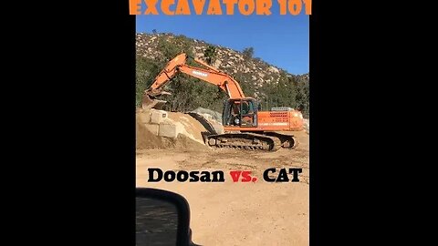 Excavator Doosan vs CAT | Front Leveling | DIY in 4D How to Learn