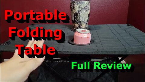 Portable Folding Table - Full Review - Lightweight & Easy!