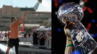 Lombardi Trophy Family Pissed Tom Brady Was Throwing Trophy From Boat, Are Demanding An Apology