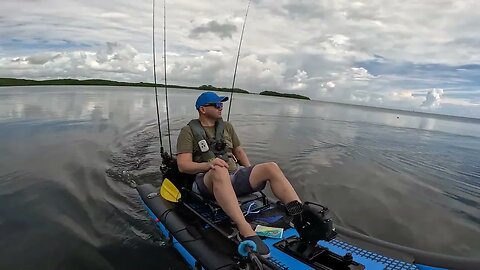 Ultra Small Pedal Drive Kayak MOTORIZED with Bixpy Jet Riot Mako 8.5 Air