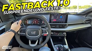 TEST DRIVE NOVO FIAT FASTBACK IMPETUS 2023 OPÇÃO + RACIONAL DA CATEGORIA E SURPREENDE NO DESEMPENHO!