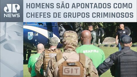 Governo do Rio de Janeiro transfere três lideranças do crime para presídio federal no Paraná