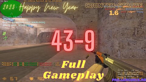 (43-9) Counter-Strike 1.6 2023 | Full Gameplay PC HD