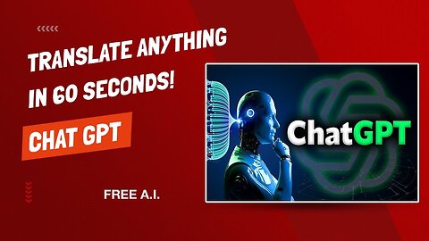 Translate Anything Into English for Free with AI | ChatGPT Tutorial