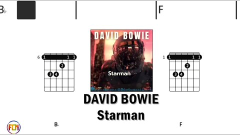 DAVID BOWIE – Starman - Guitar Chords & Lyrics HD