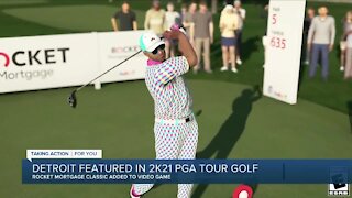 Detroit's Rocket Mortgage Classic featured in 2K21 PGA Tour Golf video game