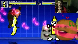 Fruit Characters (Annoying Orange And Dancing Banana) VS The Heavy In An Epic Battle In MUGEN