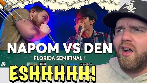 TWO TOTALLY DIFFERENT STYLES | NaPoM vs DEN | Florida Beatbox Battle 2023 | Semifinal 1 (REACTION)