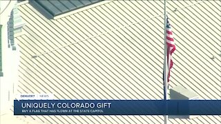 Need a gift idea? Buy a flag flown at the Colorado State Capitol Building