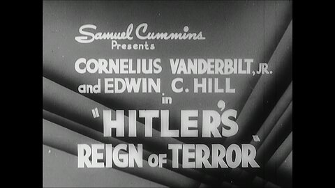 Hitler's Reign Of Terror Trailer (1934 Original Black & White Film)