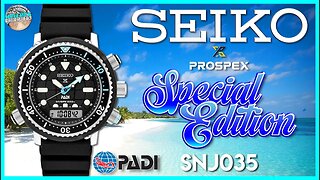 The Arnie Is Back! | Seiko Prospex PADI Special Edition Diver SNJ035 Unbox & Review