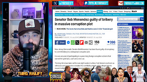 Democrat Senator Bob Menendez GUILTY of bribery in massive corruption plot