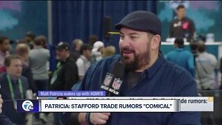 Matt Patricia calls Matthew Stafford trade rumors 'comical'