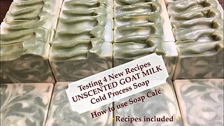 Make Soap at Home - Testing 4 CP Soap Recipes (included) - How to use Soap Calc | Ellen Ruth Soap