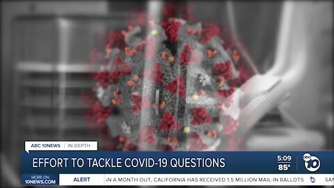 UCSD's effort to tackle COVID-19 questions